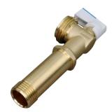 1/2 in Sweat x 3/4 in Male Brass Valve