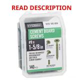 Grd #9 x 1-5/8 in. Cement Board Screw