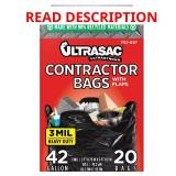 Ultrasac 42 gal. Heavy Duty Trash Bags