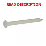 1-1/4 in Aluminum White Trim Coil Nails