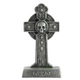 30 in. Grave & Bones Skull Cross Tombstone