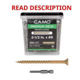 2-1/2" #9 Tan Star Drive Deck Screws (350)