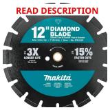 12 in. Segmented Rim Diamond Blade