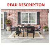 Tucker Rectangular Steel Slat Top Table