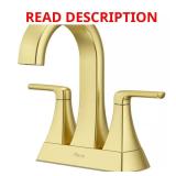 Bruxie 4-in. Centerset Bath Faucet (Gold)