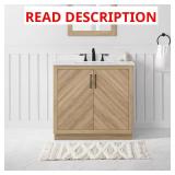 Huckleberry 36 in. Bath Vanity w/ Marble Top