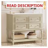 36" Beige Vanity