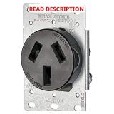 Leviton 50A NEMA 10-50R Receptacle 5206-S10