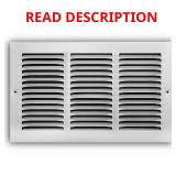 Box Lot: 14x8 Steel Return Air Grille, White