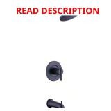 Dorind Matte Black Shower Faucet 1.8 GPM
