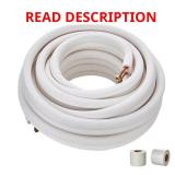 50 ft Mini Split Line Set with Copper Tubing