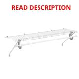 (4) SuperSlide 48 in. W Shelf Kit w/ Closet Rod