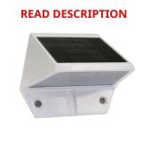 White Solar Deck and Wall Light