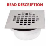 2 in. Sch. 40 PVC Shower Drain with Cover