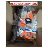 Box Lot Assorted Home Improvement Items and Knobs