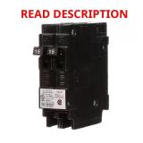 15 Amp Tandem Single-Pole QT Breaker