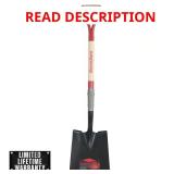 23.5 in. Wood D-Handle Square Point Shovel