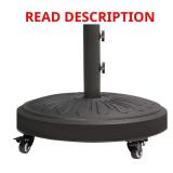 StyleWell 50 lb Concrete & Resin Umbrella Base