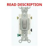 (10) 15 Amp Commercial 3-Way Toggle CS315-2GY