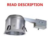 H27 6 in Aluminum Recessed Lighting Housing