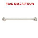 (2) Stainless Steel Wall Mount Grab Bar 24"x1-1/4