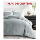ienjoy Waffle Comforter Set, Full/Queen