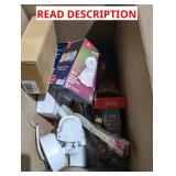 Box Lot Assorted Home Improvement Items