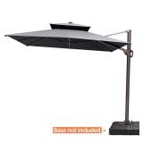 9 ft x 10.5 ft Aluminum Cantilever Umbrella