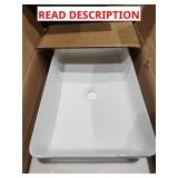 Ceramic sink (19.5 X 13.5 in)