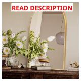24x36 in. Gold Vanity Mirror, Aluminum Frame