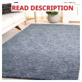 Himalaya 5 ft x 8 ft Navy/Gray Rug