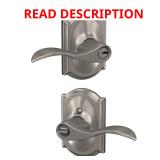 Schlage Accent Camelot Exterior Keyed Handle