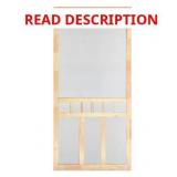 36 in. x 80 in. Wood Classic Screen Door