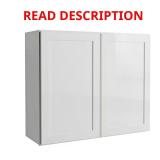 Courtland Shaker 36"W Cabinet, Polar White