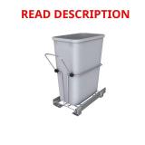 Chrome Steel Pullout Waste Container