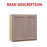 30 in. Wall Cabinet Unfinished Recessed Panel