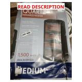 Quartz infrared heater