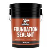 Liquid Rubber Concrete Sealant, 640 oz, Black