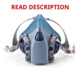 3M Reusable Respirator Half Facepiece 7502, M