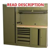 80.2W x75H x19.2D Steel 8-Pc Garage Storage