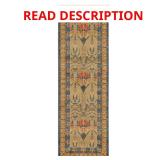 Edinburgh Carnation Blue Runner Rug 2