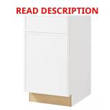 Leyton 18x24x34.5 RTA Kitchen Cabinet White