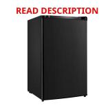 20 in 4.4 cu. ft. Mini Fridge, stainless look