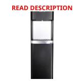 Matte Black & Stainless Bottom Load Dispenser