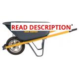 True Temper R6STSP25 Wheelbarrow, 6 cu ft