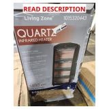 Quartz infrared heater
