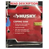 6 in. Coping Saw with Wood Handle