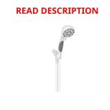 6-Spray Handheld Shower Head White 1.8 GPM