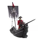 9.5 ft Dead Water Animated LED Pirate Ship