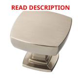 (6) Webber 1-3/8 in Satin Nickel Cabinet Knob